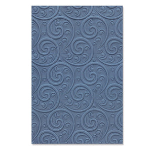 Sizzix • 3-d textured impressions embossing folder ornamental spiral
