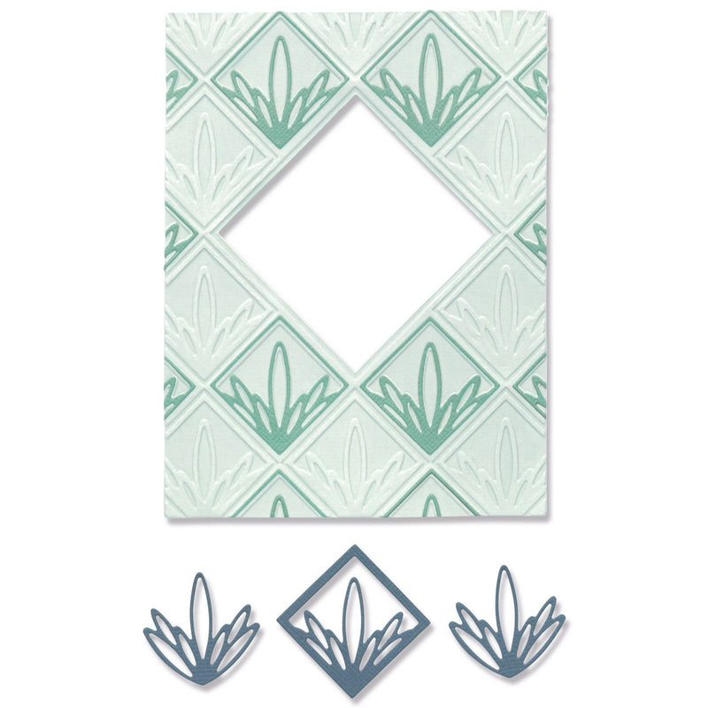 Load image into Gallery viewer, Sizzix • 3-d impresslits embossing folder ornate frame
