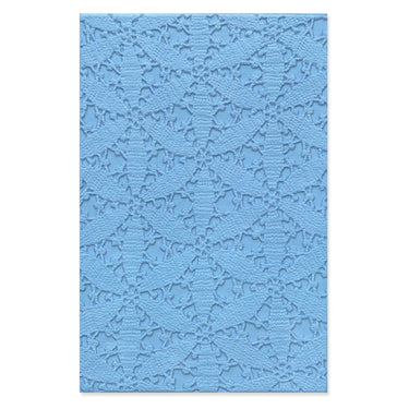 Sizzix • 3-d textured impressions embossing folder tablecloth