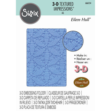 Sizzix • 3-d textured impressions embossing folder tablecloth