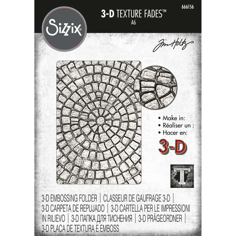 Load image into Gallery viewer, Sizzix • tim holtz 3-d texture fades embossing folder mosaic

