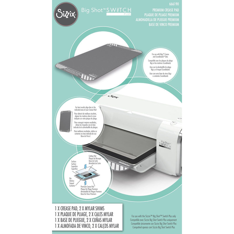 Load image into Gallery viewer, Sizzix • big shot switch plus accessory premium crease pad
