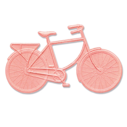 Sizzix • 3-d impresslits embossing folder bicycle by kath breen