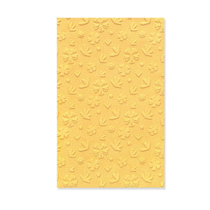 Sizzix • multi-level textured mini embossing folder scattered florals by olivia rose