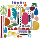 Sizzix • tim holtz thinlits die set abstract elements 43pcs