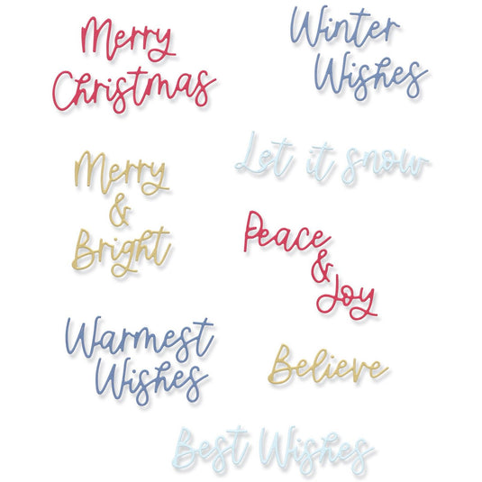 Sizzix • thinlits die set variety sentiments