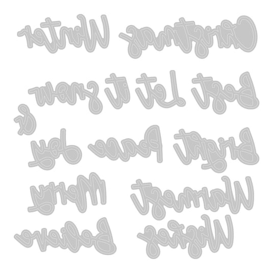 Sizzix • thinlits die set variety sentiments