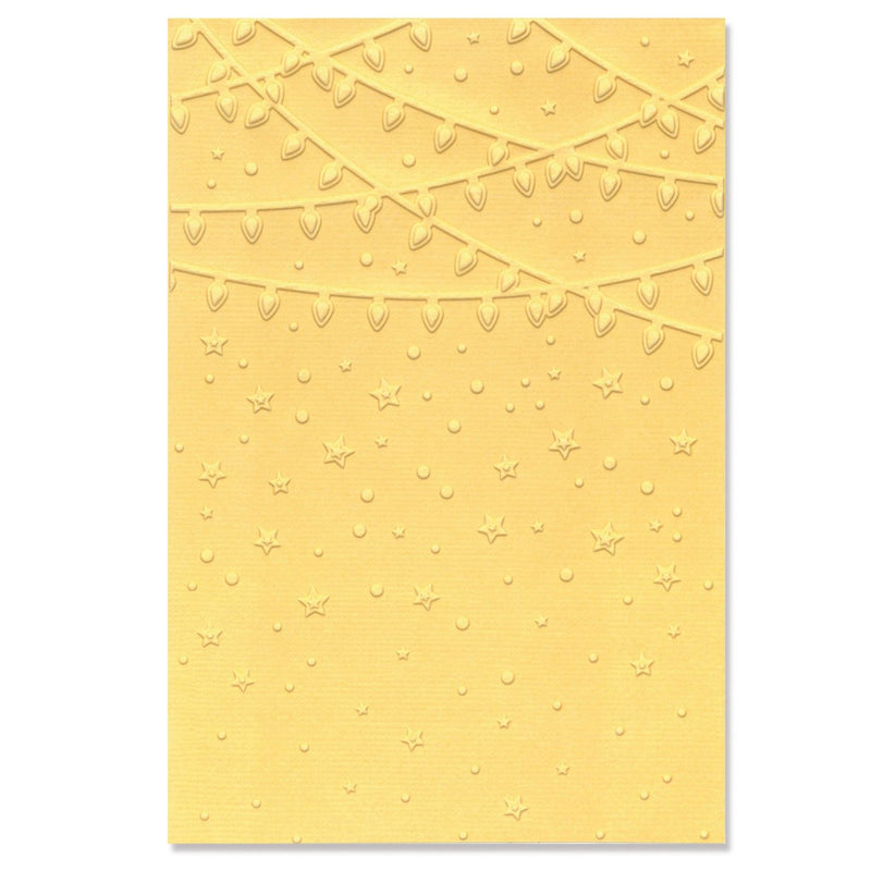 Load image into Gallery viewer, Sizzix • multi-level textured impressions embossing folder stars and lights
