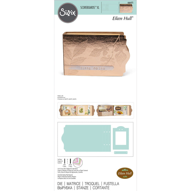 Load image into Gallery viewer, Sizzix • scoreboards xl die field notes specimen
