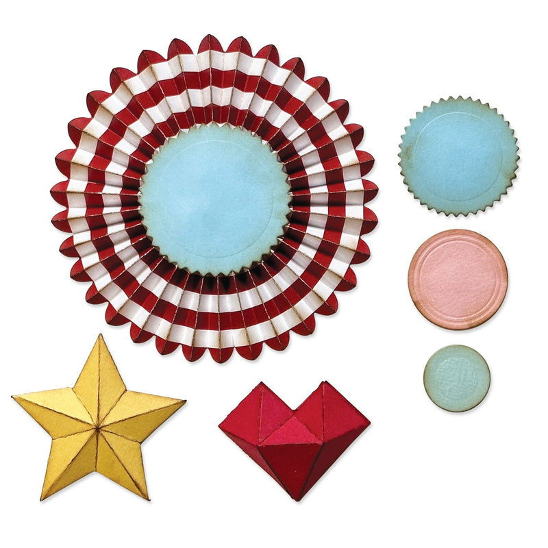 Load image into Gallery viewer, Sizzix • vault rosettes by tim holtz
