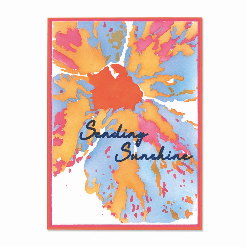 Load image into Gallery viewer, Sizzix • cosmopolitan layered stencils a6 floral impressions 4pcs
