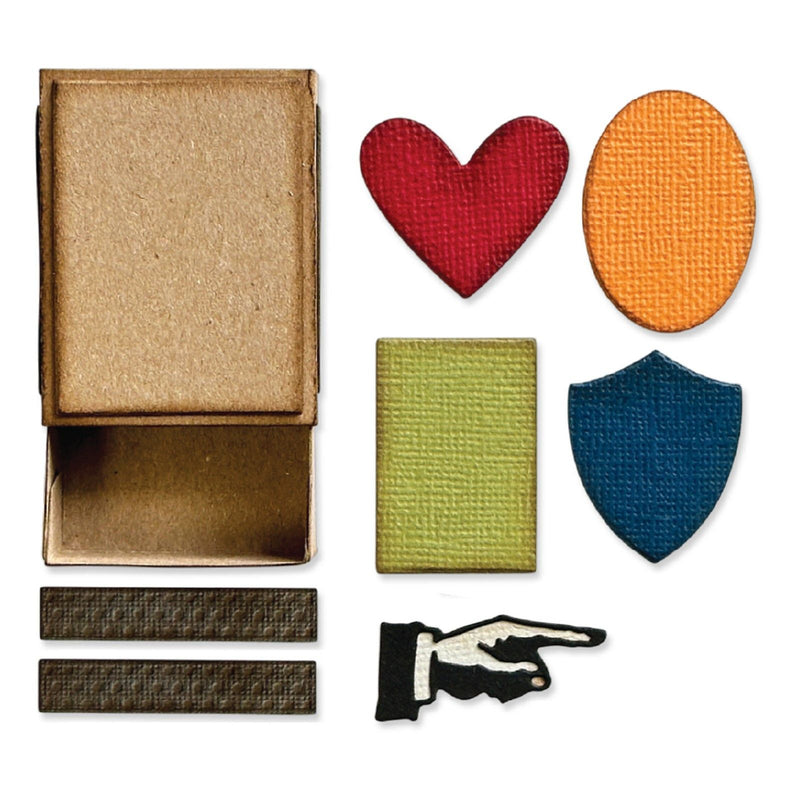 Load image into Gallery viewer, Sizzix • vault matchbox by tim holtz
