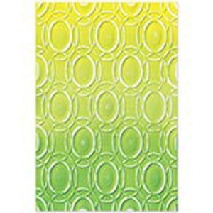 Sizzix • 3d textured impressions embossing folder cosmopolitan golden rings