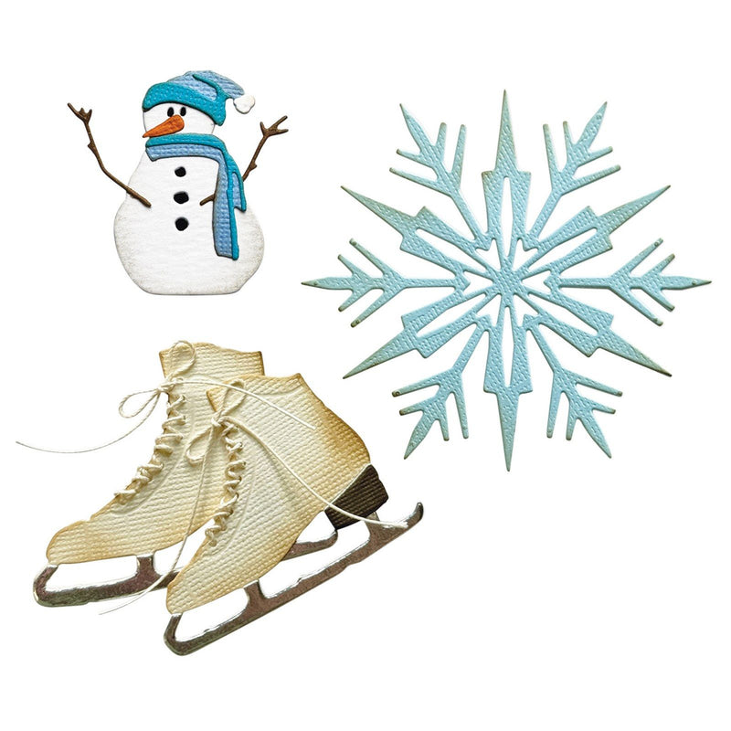 Load image into Gallery viewer, Sizzix • tim holtz thinlits die set vault winter wishes 10pcs
