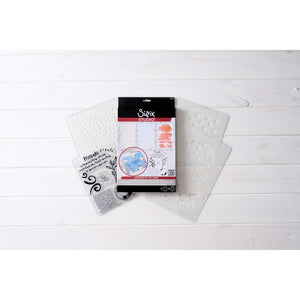 Sizzix • studio stamps set 7pcs 3pcs stencils create by cat kerr