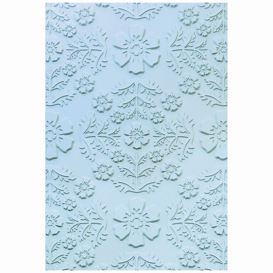 Sizzix • textured impressions embossing folder a5 floral damask