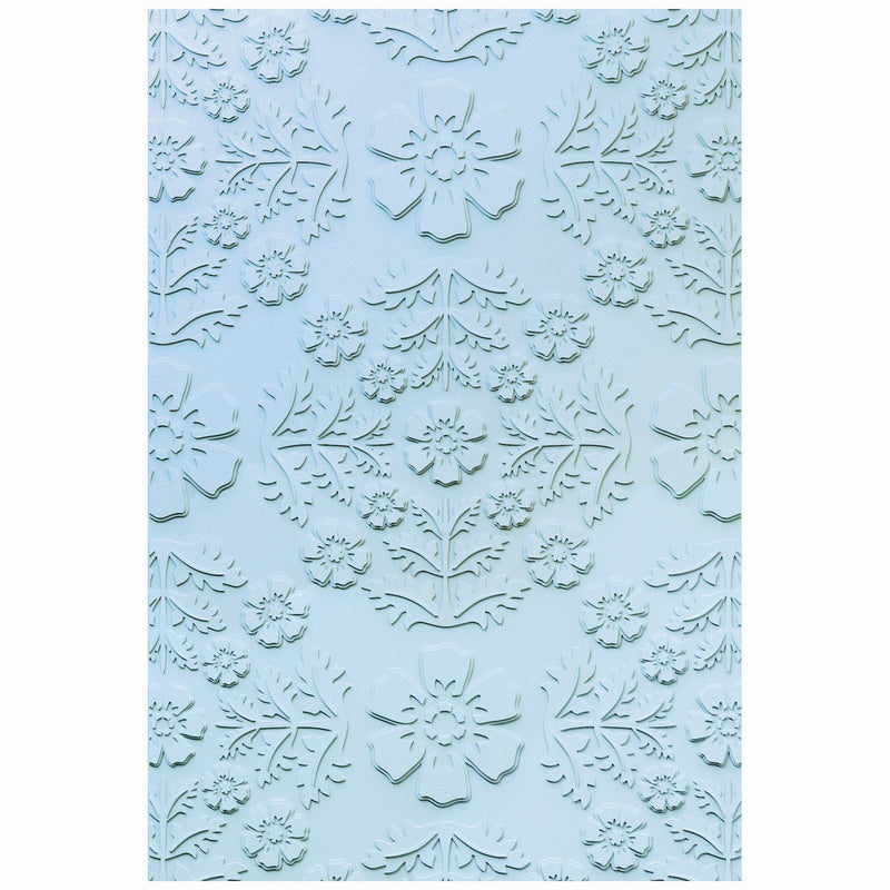 Load image into Gallery viewer, Sizzix • textured impressions embossing folder a5 floral damask
