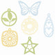 Sizzix • thinlits die set charms 6pcs