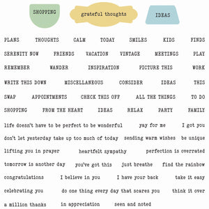 Sizzix • clear stamp set a5 fan favorites 61pcs