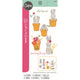 Sizzix • clear stamps bunny bits blooms 12pcs