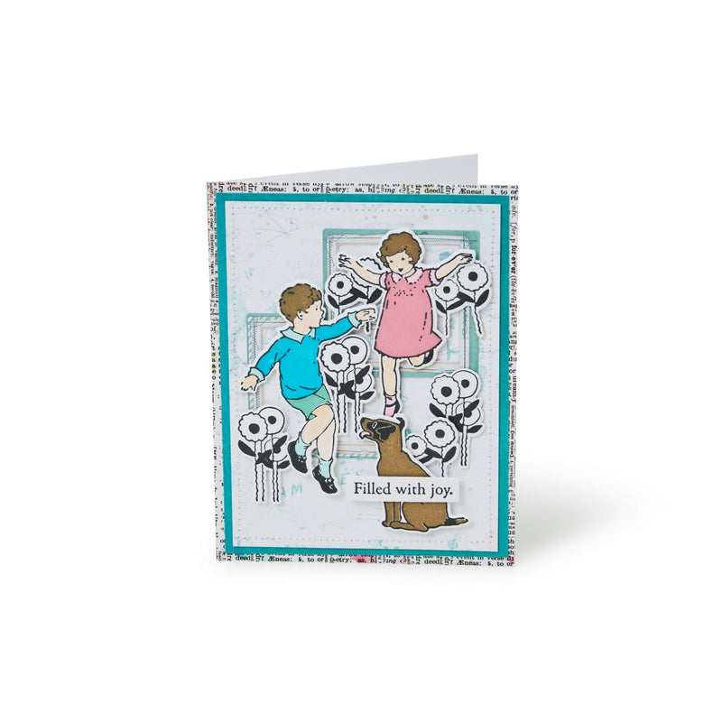 Load image into Gallery viewer, Sizzix • clear stamps with framelits play time 41pcs

