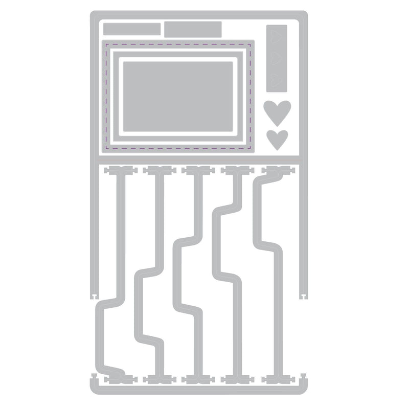 Load image into Gallery viewer, Sizzix • thinlits 15pcs die set snap and swap file folders by 49 and market
