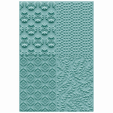 Sizzix • 3-d textured impressions embossing folder posh patterns by catherine pooler
