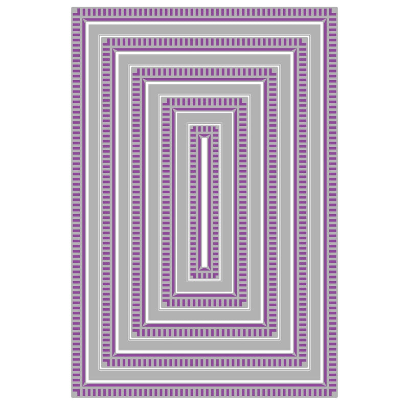 Load image into Gallery viewer, Sizzix • framelits die set 9pcs fanciful reversed, renee deco rectangles
