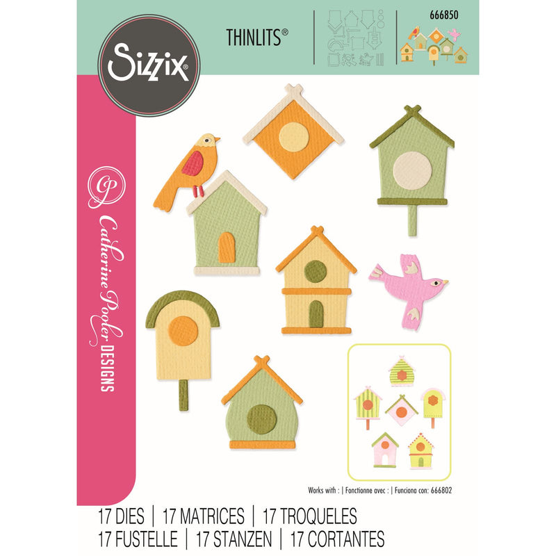 Load image into Gallery viewer, Sizzix • thinlits die set good place to land nr.2 17pcs
