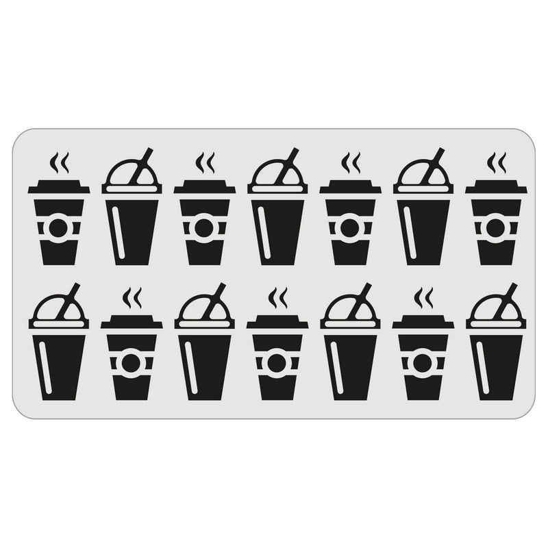 Load image into Gallery viewer, Sizzix • vault embossing folder with thinlits die set fresh brewed by tim holtz 12pcs
