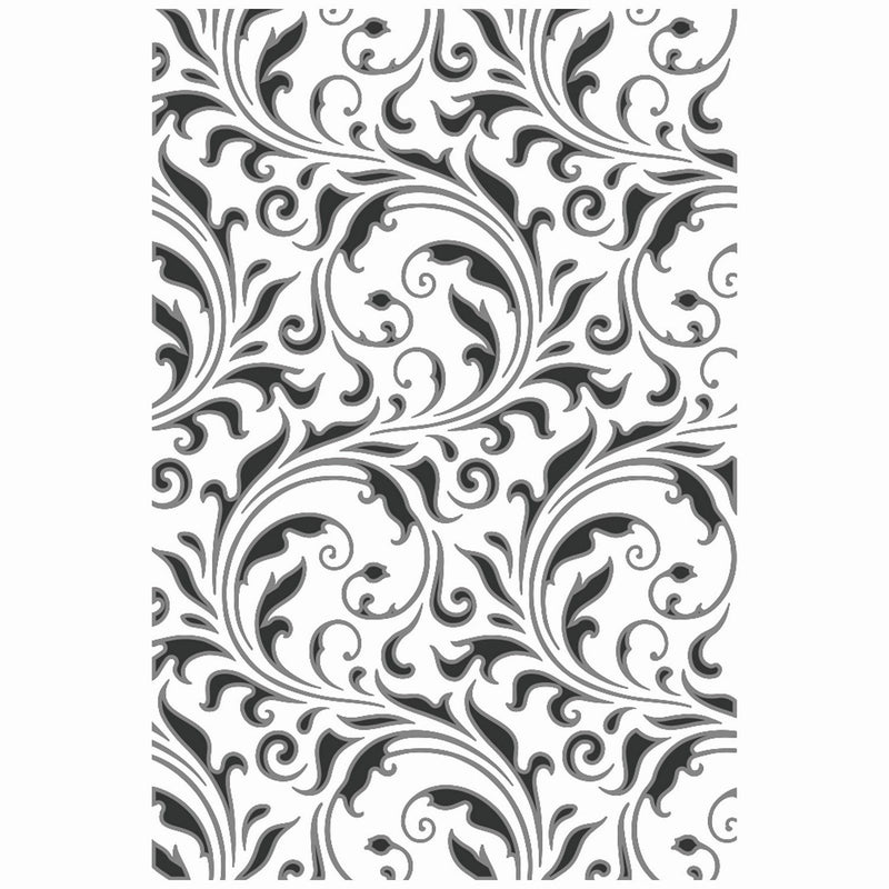 Load image into Gallery viewer, Sizzix • multi level textured impressions embossing folder vault flourish by tim holtz
