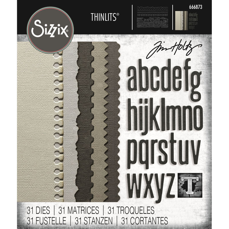 Load image into Gallery viewer, Sizzix • thinlits 31pcs die set vault edges by tim holtz
