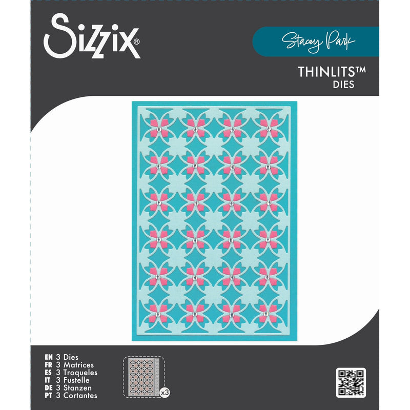 Load image into Gallery viewer, Sizzix • thinlits die set 3pcs wrappings trim front by stacey park
