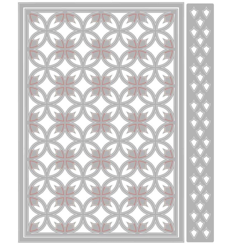 Load image into Gallery viewer, Sizzix • thinlits die set 3pcs wrappings trim front by stacey park
