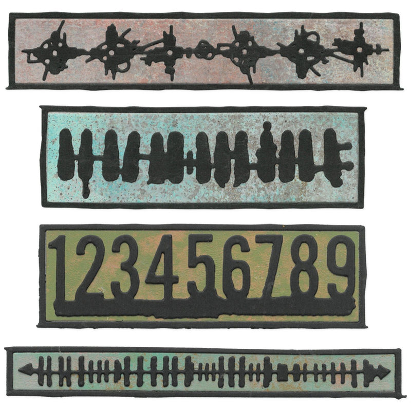 Load image into Gallery viewer, Sizzix • thinlits die set 7pcs borderlines by seth apter
