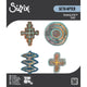 Sizzix • thinlits die set 9pcs roundabouts by seth apter