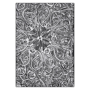 Sizzix • 3-d texture fades embossing folder engraved a5 by tim holtz