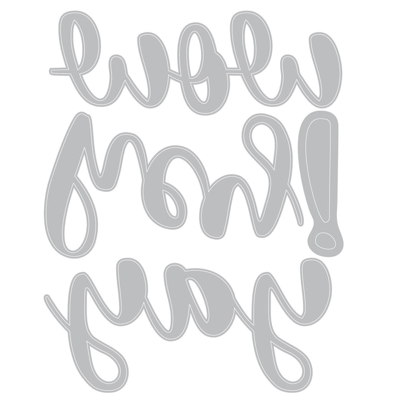 Load image into Gallery viewer, Sizzix • thinlits die set exclamation word dies by catherine pooler 3pcs
