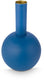 Pip studio vaas - bloemenvaas van metaal - blauw - 24.5x42cm