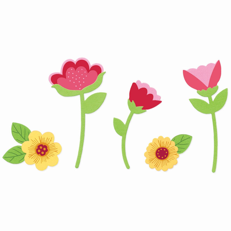 Load image into Gallery viewer, Sizzix • framelits die set whimsy blooms nr.2 by catherine pooler 16pcs
