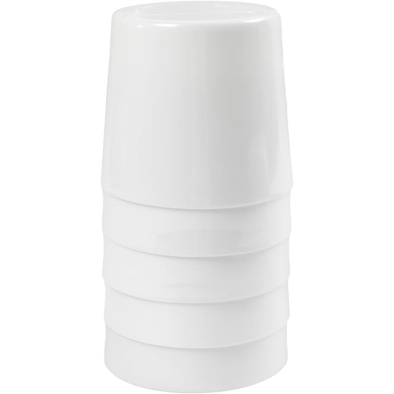 Load image into Gallery viewer, Https: www.cchobby.nl waterkop-beker-h-9-5-cm-d-8-5-cm-300-ml-wit-5-stuk-1-doos
