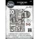 Sizzix • 3d texture fades embossing folder numbered large a5 by tim holtz