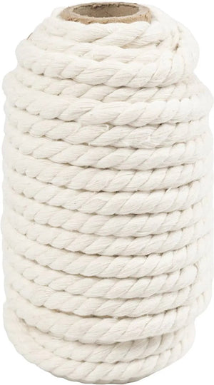 Creativ company macramétouw 8,5 mm 12 m off white