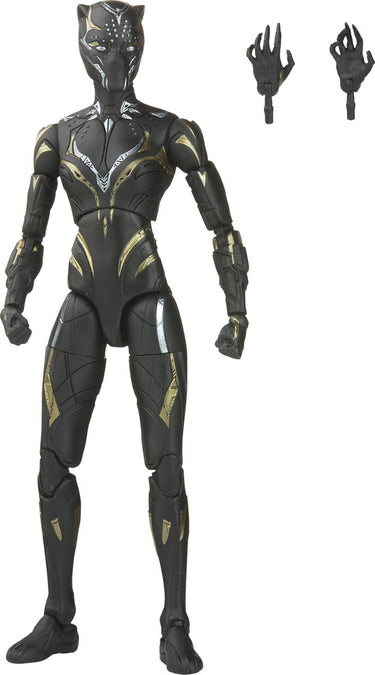 Marvel hasbro black panther actiefiguur black panther 15 cm wakanda forever legends series multicolours