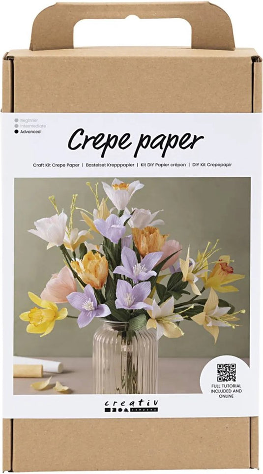 Creativ company hobbyset crepepapier bloemen maken