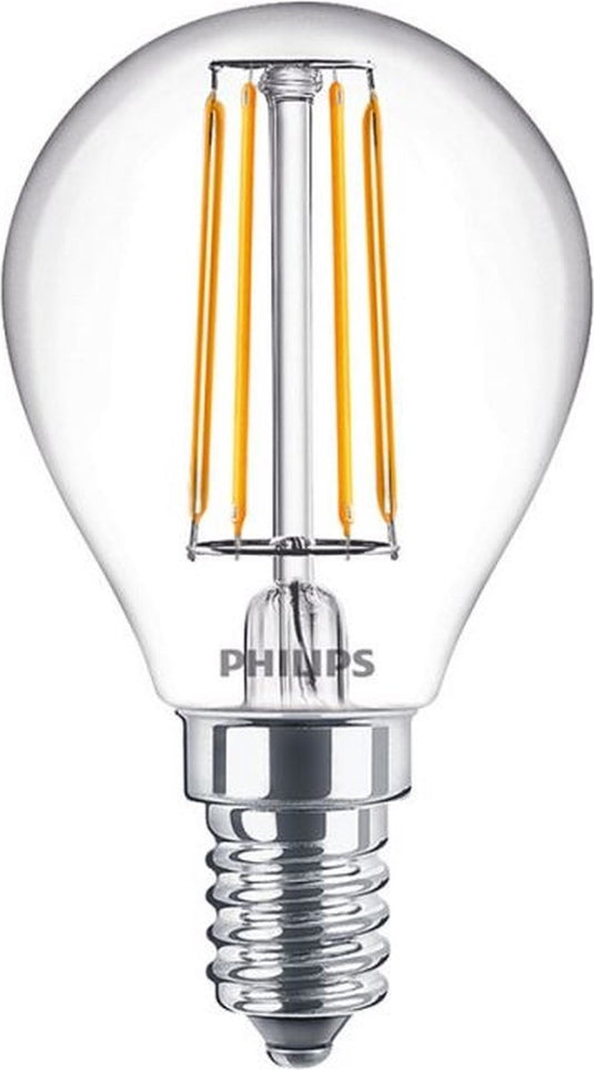 Philips led philips - master value ledluster e14 kogel filament helder 3.4w 470lm - 927 zeer warm wit | beste kleurweergave - dimbaar - vervangt 40w
