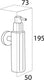 Coram tiger boston zeepdispenser - rvs gepolijst