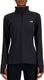 New balance sport essentials space dye 1 4 dames sporttrui - black