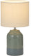 Pauleen led tafellamp sandy glow - e14 - max. 20w - woonkamer, slaapkamer eetkamer - crème groen