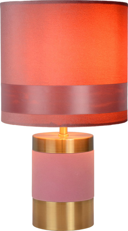 Lucide extravaganza frizzle - tafellamp - ø 18 cm - 1xe14 - roze